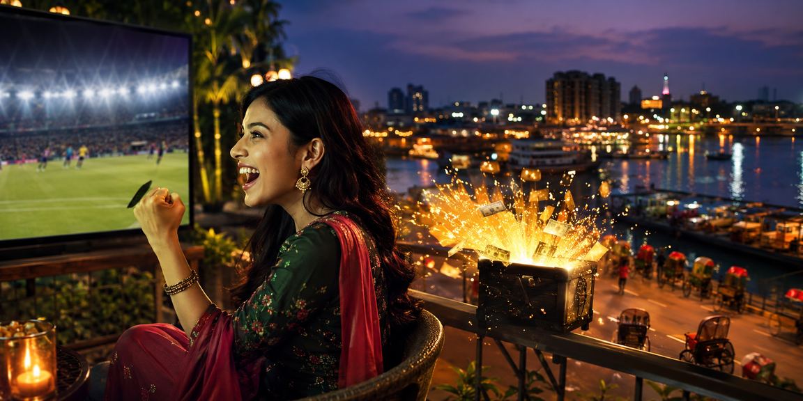 ঢাকায় ao99 অনলাইন ক্যাসিনো গেম উপভোগ করছেন একজন খেলোয়াড়